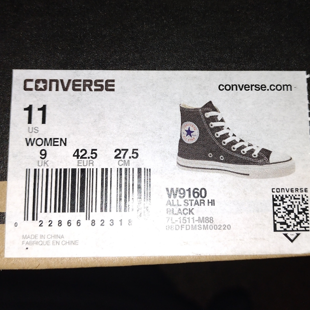 Converse Chuck Taylor All Star Hi Black